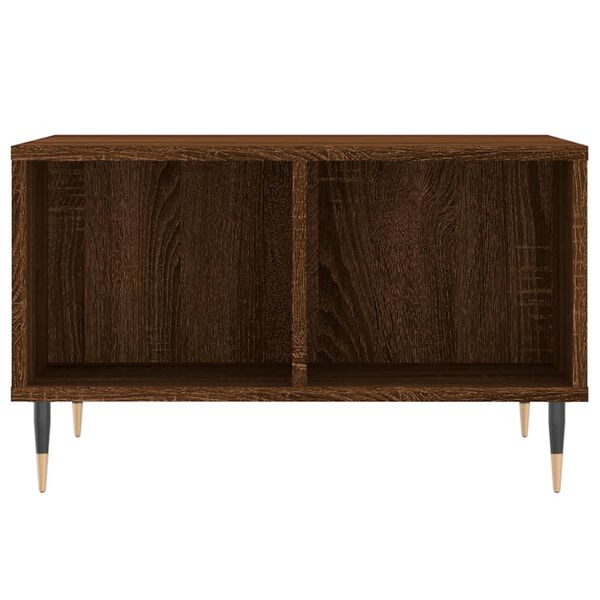 vidaXL Sohvap&ouml;yt&auml; ruskea tammi 60x50x36,5 cm tekninen puu