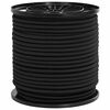 vidaXL Bungee Kuminauhat 4 mm Musta PP ja kumi
