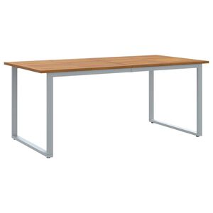 vidaXL Puutarhap&ouml;yt&auml; Harmaa 180 x 90 x 75 cm Tihe&auml; akasiapuu