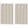 vidaXL Verhosatiini 2 kpl Hiekka 140 x 140 cm Polyesteri