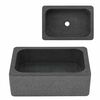 vidaXL Pesuallas jokikivi 45x30x15 cm musta