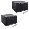 vidaXL Puutarhakalustesuojat 2 kpl 4 hengen 8 purjerengasta 113x113 cm
