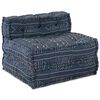 vidaXL Modulaarinen sohva 4 pcs Indigo 70 x 70 x 56 cm kangas