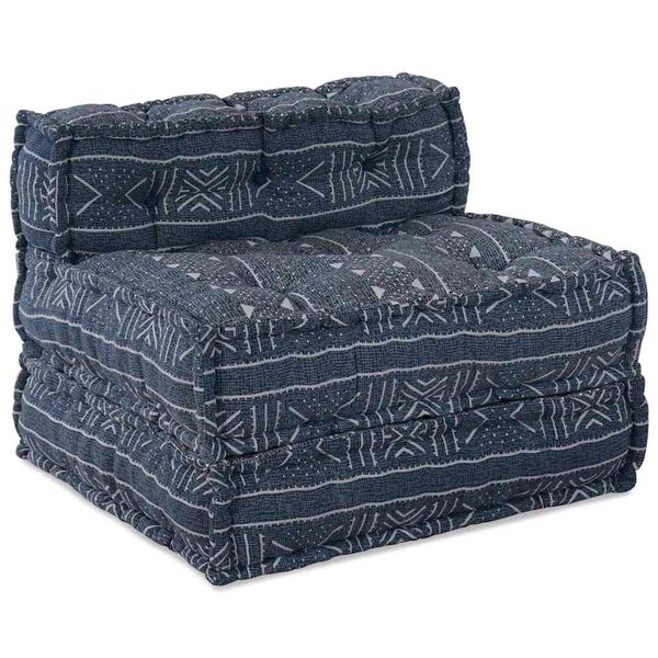 vidaXL Modulaarinen sohva 4 pcs Indigo 70 x 70 x 56 cm kangas
