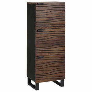 vidaXL Highboard Ruskea 40 x 33 x 110 cm t&auml;ysi mangopuu