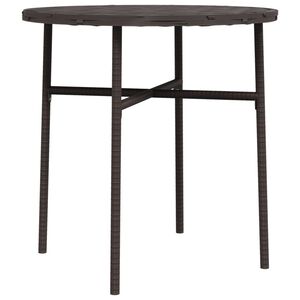 vidaXL Teep&ouml;yt&auml; ruskea 45 cm polyrottinki