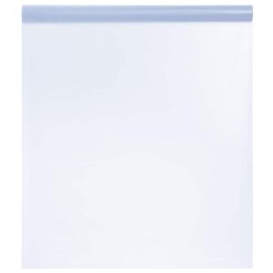 vidaXL Staattinen ikkunakalvo himme&auml; harmaa 45x500 cm PVC