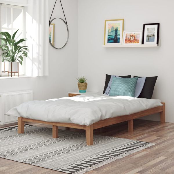 vidaXL S&auml;ngynrunko t&auml;ysi tiikki 120x200 cm