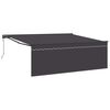 vidaXL Vetoutuva markiisi Antrasiitti 400 &times; 300 cm