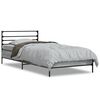 vidaXL S&auml;ngynrunko harmaa Sonoma 75x190 cm tekninen puu ja metalli