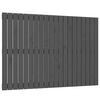 vidaXL S&auml;ngynp&auml;&auml;ty sein&auml;lle harmaa 127,5x3x90 cm t&auml;ysi m&auml;nty