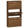 vidaXL Kenk&auml;kaappi ruskea tammi 59x17x108 cm tekninen puu