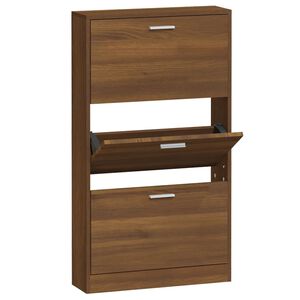 vidaXL Kenk&auml;kaappi ruskea tammi 59x17x108 cm tekninen puu