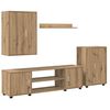 vidaXL TV-tasosetti 4 pcs Artisan tammi Tekninen puu