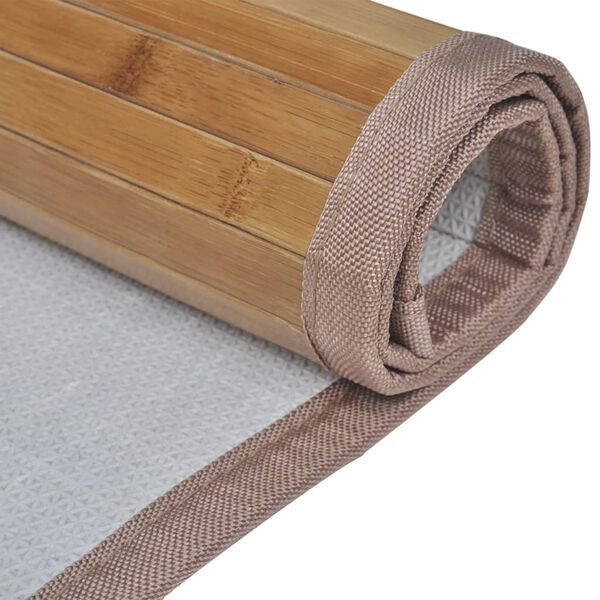 Bambu Kylpymatto 2 kpl 40 x 50 cm Ruskea