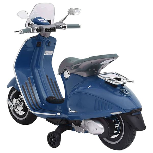 vidaXL S&auml;hk&ouml;moottoripy&ouml;r&auml; lapsille Vespa GTS300 sininen