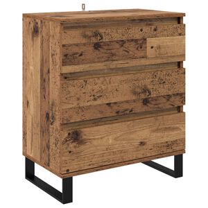 vidaXL Sivup&ouml;yt&auml; Vanha Puu 60 x 35 x 70 cm Tekninen puu