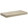 vidaXL Kelluvat sein&auml;hyllyt 2 kpl tammen v&auml;rinen 50x23x3,8 cm MDF