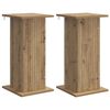 vidaXL Kasviteline 2 kpl Artisaanitammi 30,5 x 30 x 60,5 cm