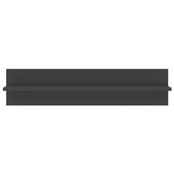 vidaXL Sein&auml;hyllyt 4 kpl korkeakiilto harm. 80x11,5x18 cm tekninen puu