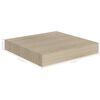 vidaXL Kelluvat seinähyllyt 2 kpl tammen värinen 23x23,5x3,8 cm MDF