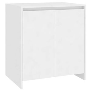 vidaXL Senkki valkoinen 70x41x75 cm tekninen puu