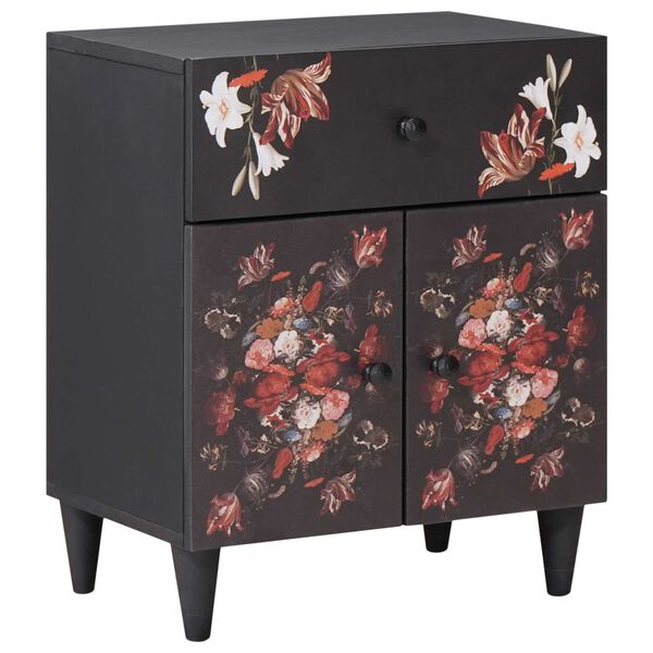 vidaXL Yöpöytä Monivärinen 50 x 33 x 60 cm Kiinteä mango puu