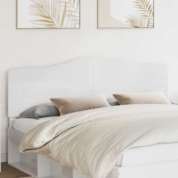 vidaXL P&auml;&auml;tylevy Kiilt&auml;v&auml; Valkoinen 200 cm Tekninen puu