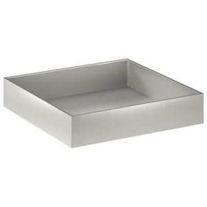 vidaXL Puutarha ruukku Hopea 100 x 100 x 20 cm Ruostumaton ter&auml;s
