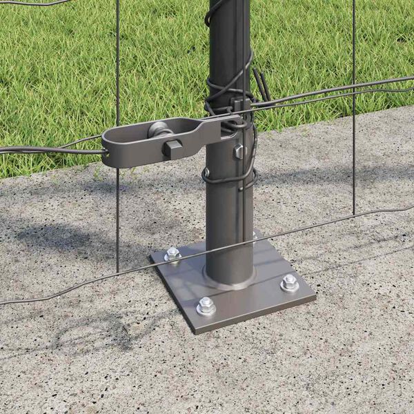 vidaXL Aita ja Tuki Harmaa 1,2 x 25 m Ter&auml;s