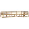 vidaXL Ulkosohvakokoelma 5 pcs valkoinen 327 x 168,5 x 73 cm