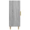 vidaXL Senkki harmaa Sonoma 34,5x34x90 cm tekninen puu
