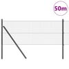 vidaXL Aitalatu Harmaa 50 x 0,6 m (19 x 19 mm verkko) Teräs ja PVC
