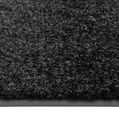vidaXL Ovimatto pestävä musta 120x180 cm