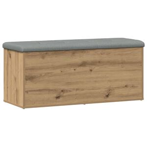 vidaXL S&auml;ilytyspenkki Artisan Oak 102x42x45 cm Puu
