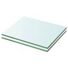 vidaXL Hyllyt 2 kpl kirkas lasi 20x20 cm