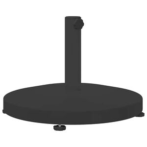 vidaXL P&auml;iv&auml;nvarjonjalusta 24.6 kg Musta Py&ouml;re&auml;