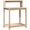 vidaXL Ruukutusp&ouml;yt&auml; hyllyll&auml; 82,5x50x109,5 cm t&auml;ysi m&auml;nty