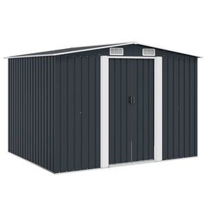 vidaXL Puutarhan varastovaja antrasiitti ter&auml;s 257x205x178 cm