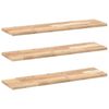 vidaXL Kelluvat hyllyt 3 kpl 80x20x2 cm k&auml;sittelem&auml;t&ouml;n massiivipuu akaasia