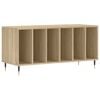 vidaXL LP-levyjen s&auml;ilytyskaappi Sonoma-tammi 100x38x48 cm puu