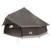 vidaXL Tipi-teltta katolla Ruskea Harmaa 500 x 500 x 300 cm