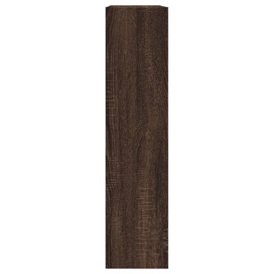 vidaXL Kenkäkaappi ruskea tammi 80x21x87,5 cm tekninen puu