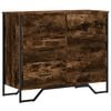 vidaXL Lipasto savutammi 91x35,5x74,5 cm tekninen puu