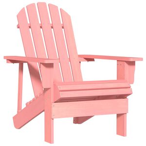 vidaXL Adirondack-puutarhatuoli t&auml;ysi kuusi pinkki