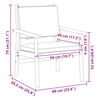 vidaXL Puutarhan Tuoli tyynyllä 2 pcs Ruskea Täysi Akaasiapuu