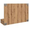 vidaXL Peilikaappi LED-valoilla Artisan Oak 90x31,5x62 cm