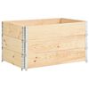 vidaXL Kuormalavan reunukset 3 kpl 50x100 cm t&auml;ysi m&auml;nty