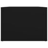 vidaXL Sohvapöytä musta 80x50x36 cm tekninen puu