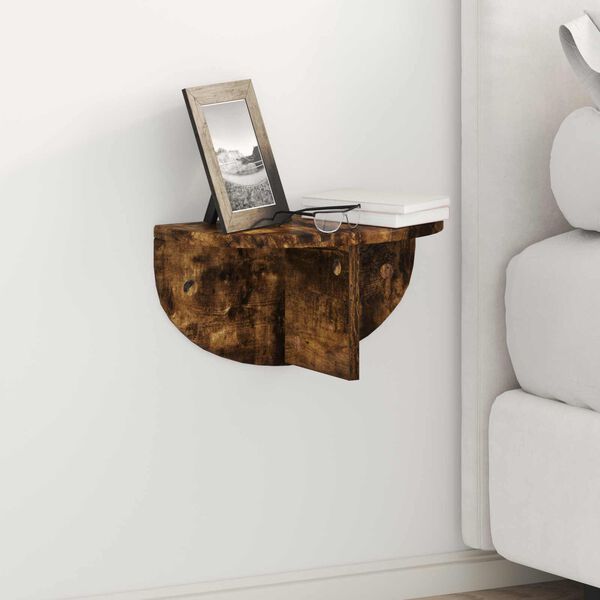 vidaXL Sein&auml;hylly Savup&auml;hkin&auml; 38 x 19 x 19 cm Tekninen puu